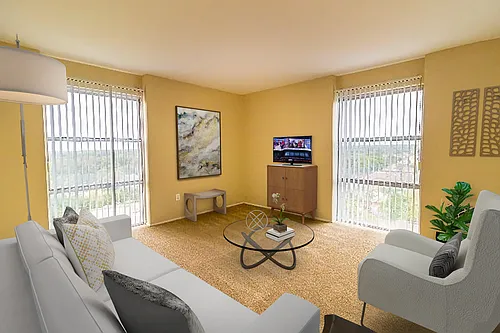 Floor plan 1 Bed 1 Bath Medium w balcony