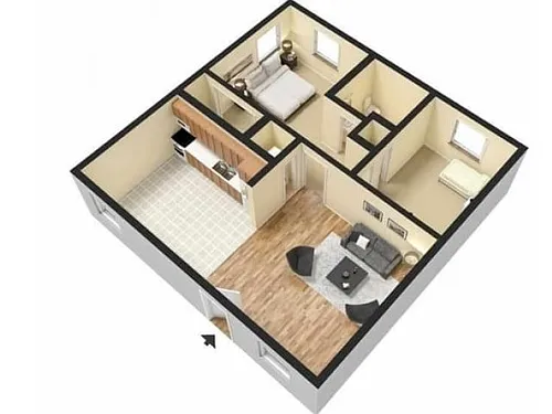 Floor plan 2 Bedroom