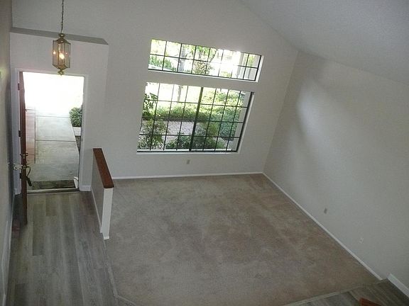 Entryway and Sunken Living Room Area
