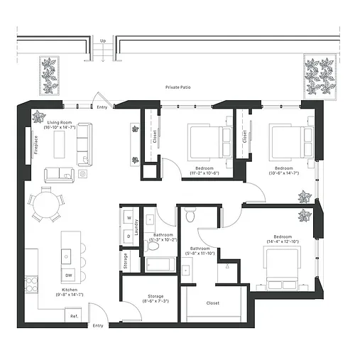 Floor plan C.6 ADA