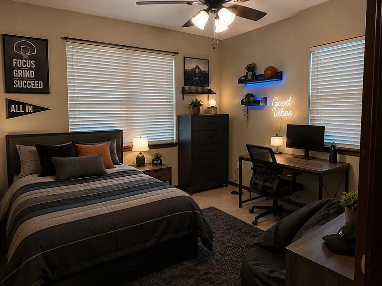 AI generated staging of Bedroom 2