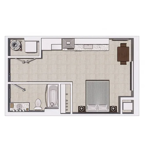Floor plan Studio