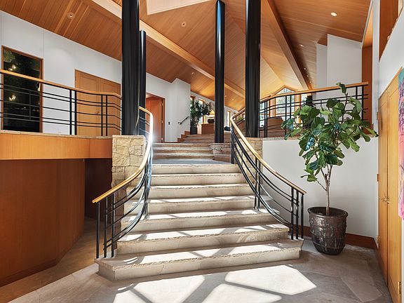 Entry leading upstairs to the living areas and master suite