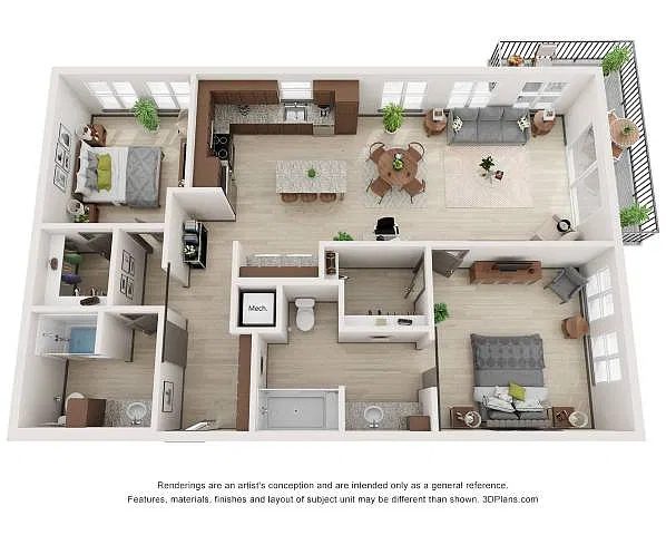 Floor plan B9