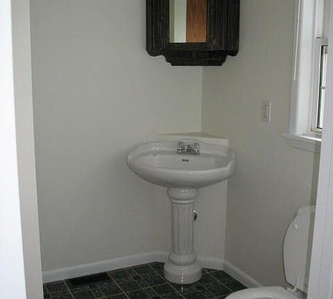 Bathroom with shower stall