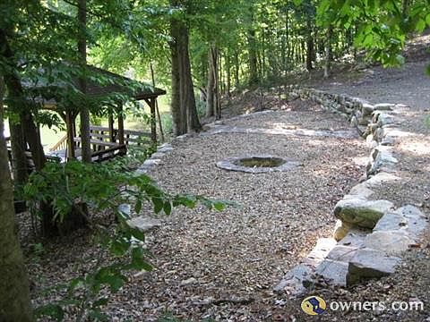 Fire Pit area at Boat Dock