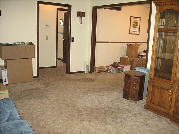 Living Room with Dining Room to the right