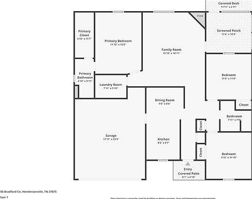 2nd image of 105 Bradford Cir