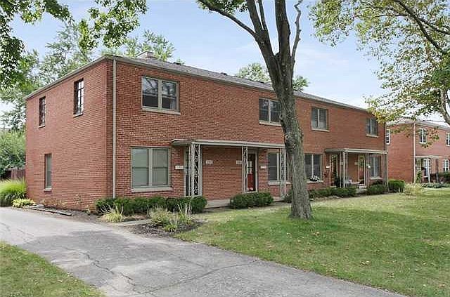 Red brick townhouse