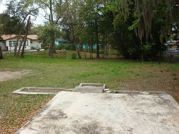 Backyard from patio