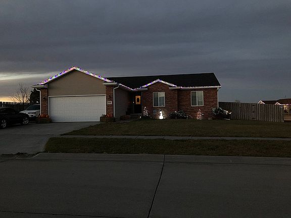 House at dusk