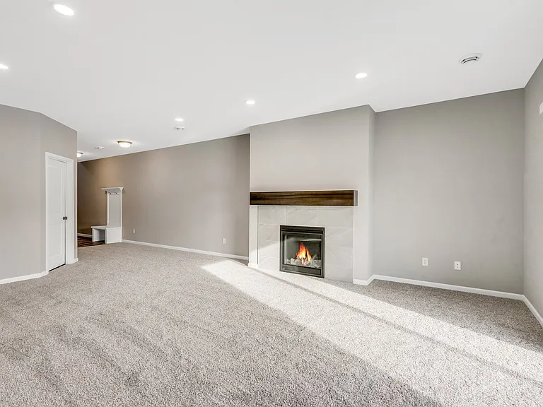 Cozy Living Room Fireplace.