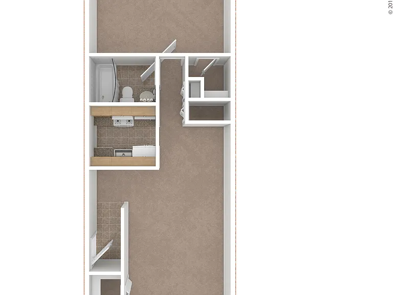 Mid-Size: Beds - 1: Baths - 1: SqFt Range - 720 to 720