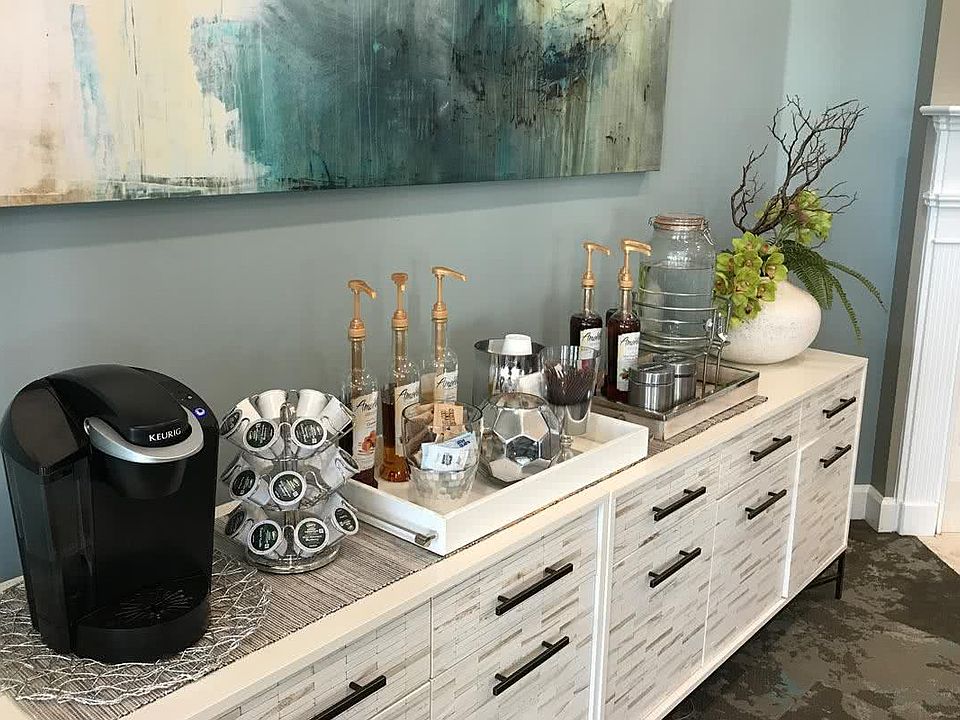 Enjoy complimentary coffee in the leasing office.
