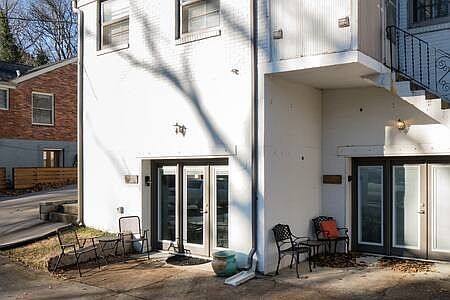 Entrance to unit in rear of property