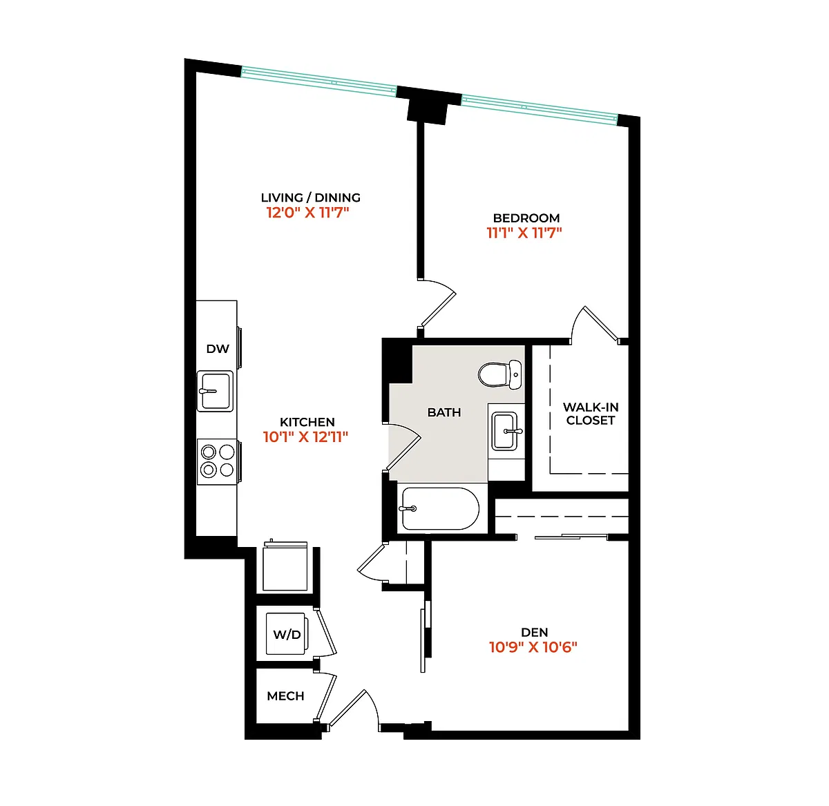 Floor plan A21D
