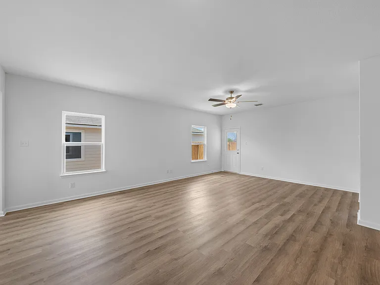 Spacious family room.