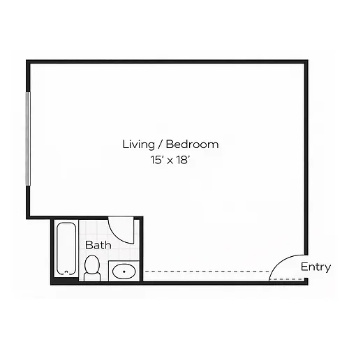 Floor plan Studio