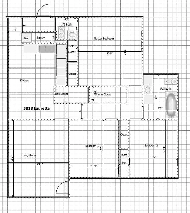 3 bed, 1.5 bath, 1203 sqft, $3,500 — Photo 3