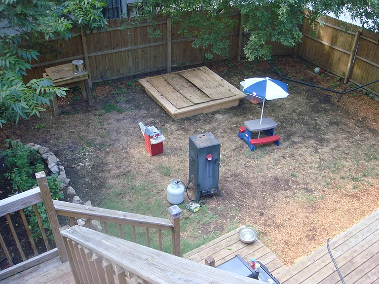 Backyard, dogs OK