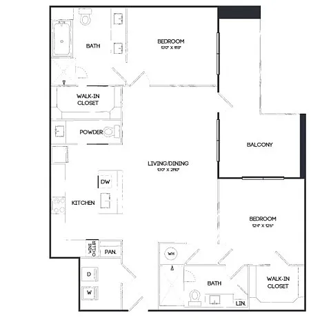 Floor plan B4F