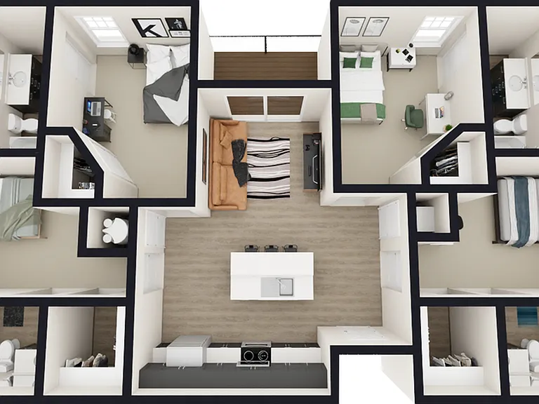 D1: 4 Bed 4 Bath D1: 4 Bed 4 Bath