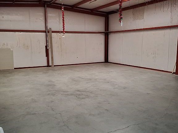 Inside shop looking back