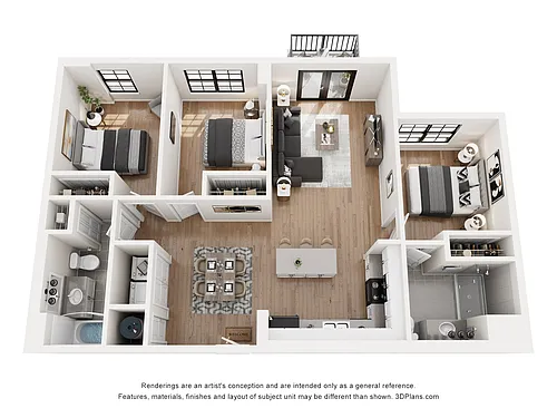 Floor plan D1