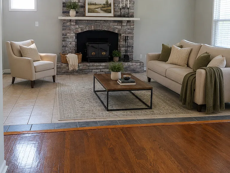 AI created visual of front room