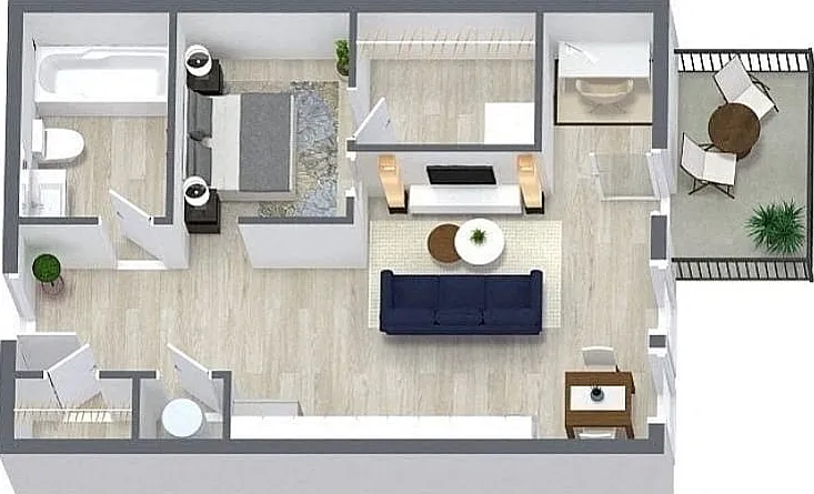 Willow _ 538 sq ft of efficient, open-concept studio living. Willow _ 538 sq ft of efficient, open-concept studio living.