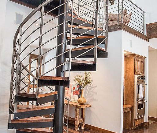 hand-crafted staircase