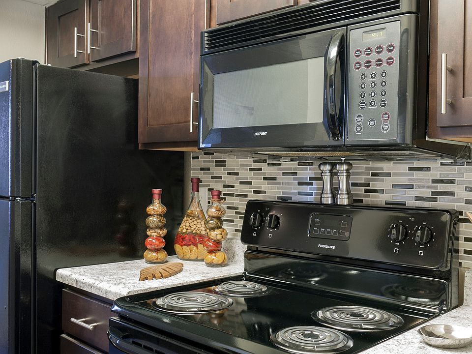 Stylish Kitchen with Modern Appliances in Carrollton Apartments