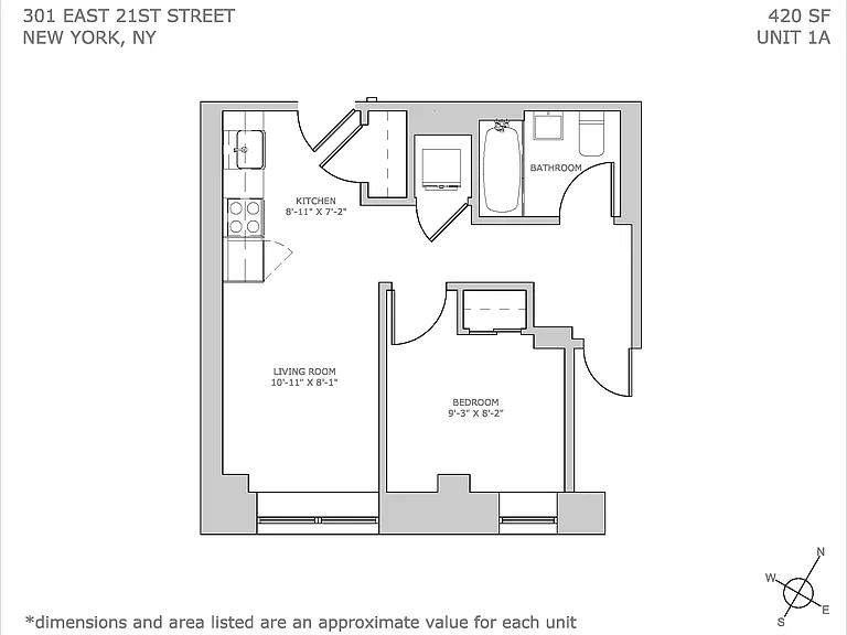 301 E 21st St #1A — Photo 7