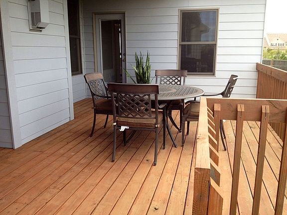 Covered Deck, door to Master