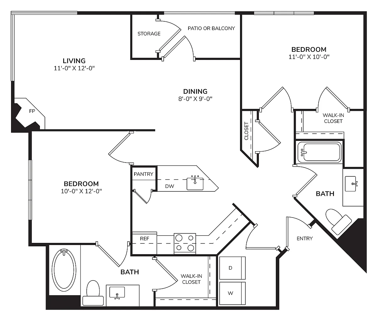 Floor plan Passero