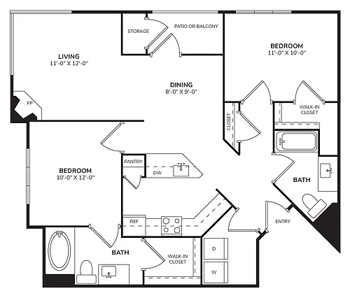 Floor plan Passero