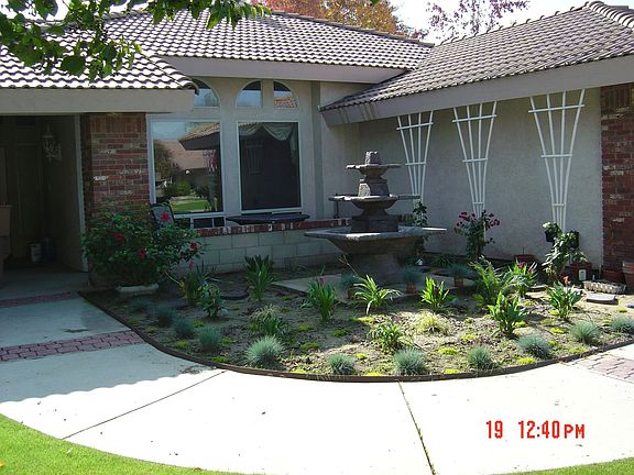 Front yard entry