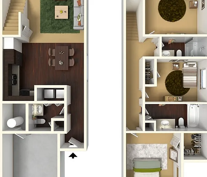 3 bedroom 2.5 bath / 1 car garage 3 bedroom 2.5 bath / 1 car garage