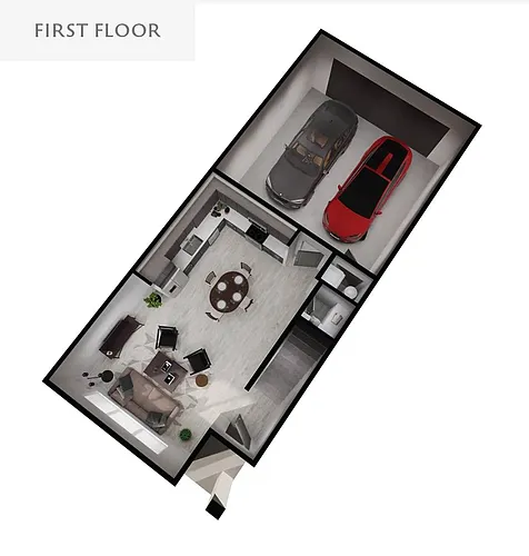 Floor plan Arrowhead 3-Bed w/Unfinished Basement