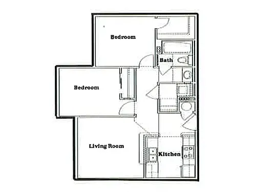 Floor plan 2x1G