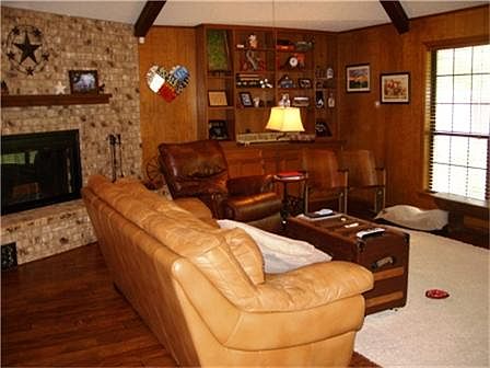 Den/Wood Burning Fireplace