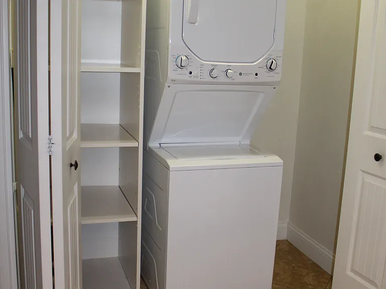 Washer/Dryer Area with Extra Closet Space
