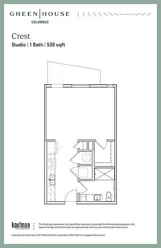 Floor plan Crest
