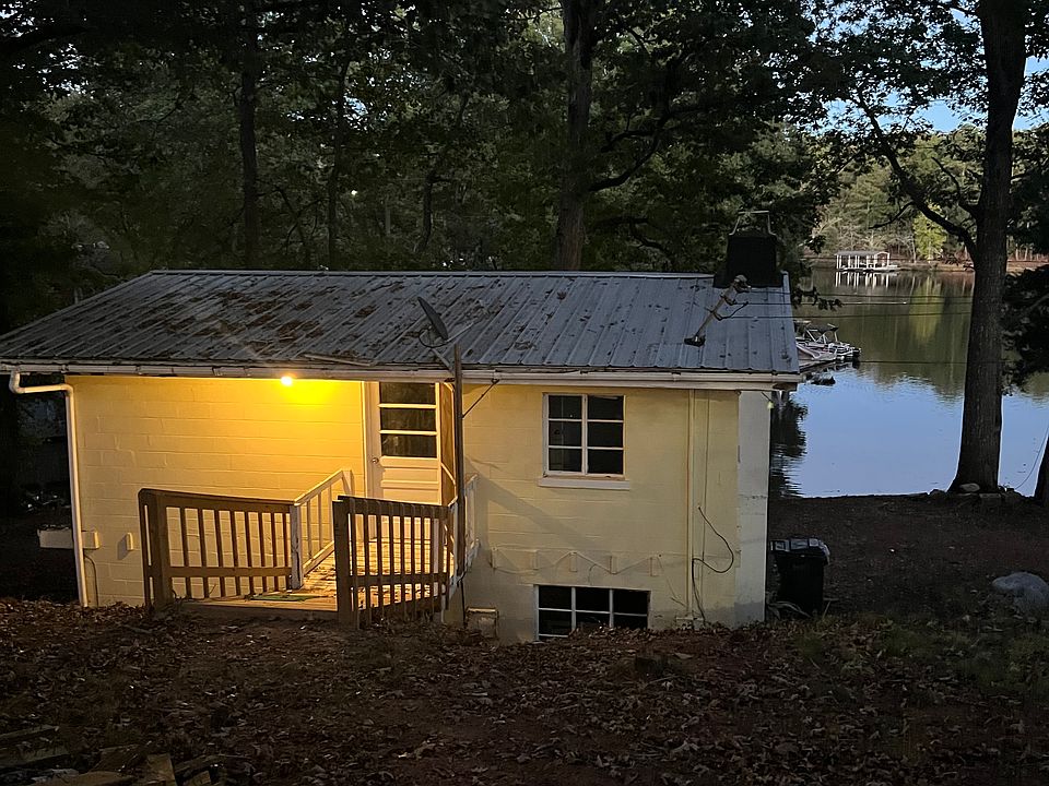 Front of house with new deck.