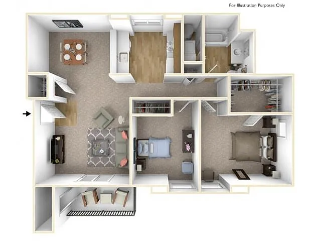 Floor plan 2x1A