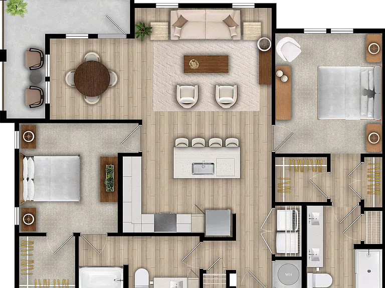 B3 floor plan Southhaven