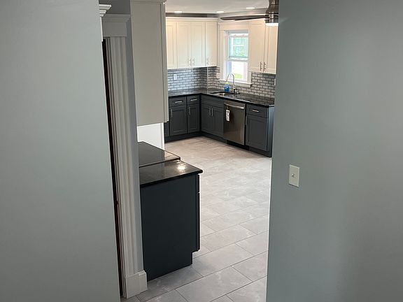 View from bedrooms to Kitchen area