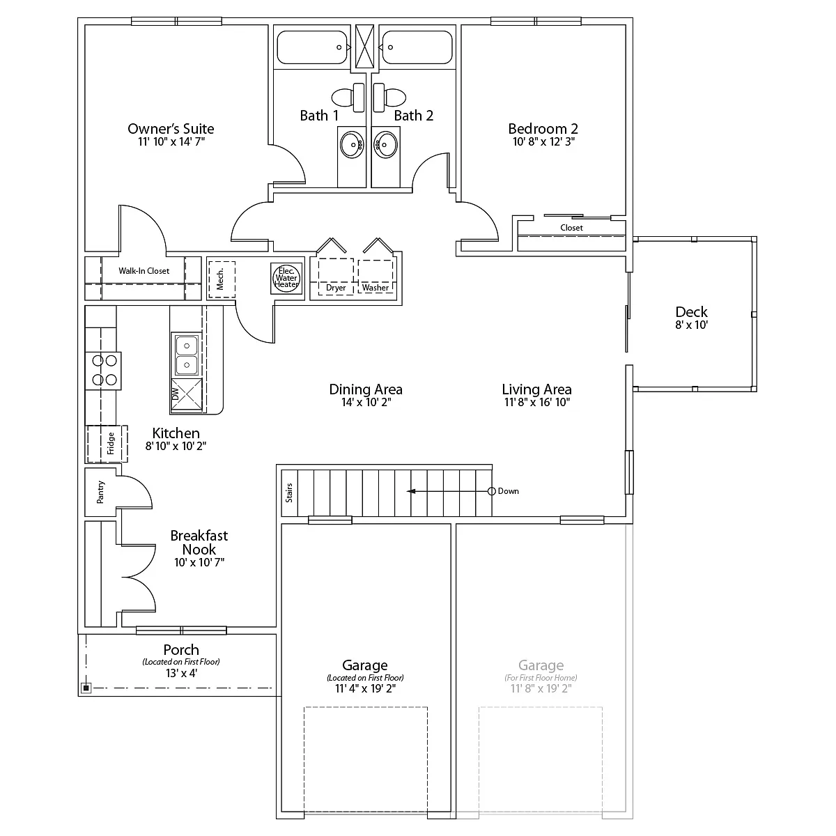 Floor plan The Melanite