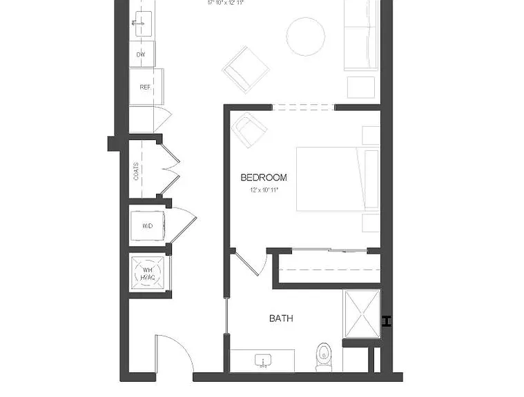 142 Social: Luxury 1 & 2 bedroom apartments with private outdoor space and covered, secured parking. — Photo 13