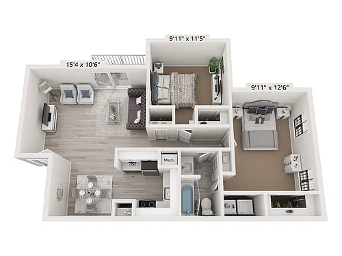 Floor plan B1R